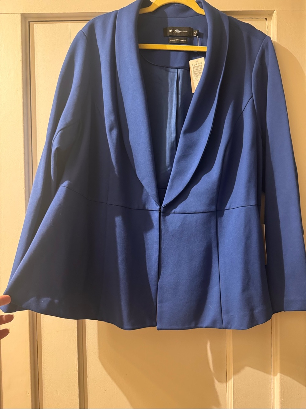 torrid Royal Blue Shawl Collar Blazer